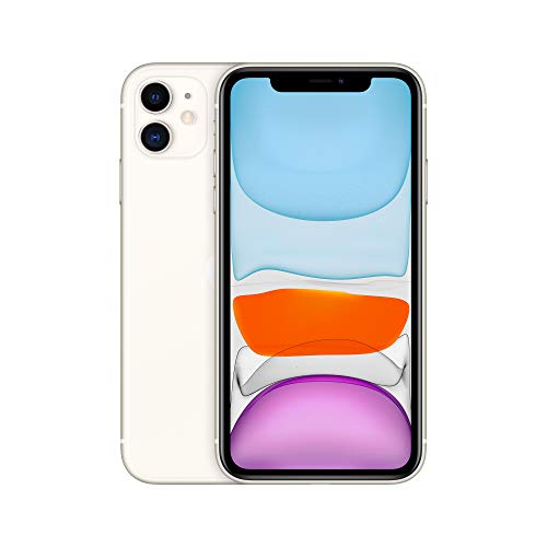 Apple iPhone 11 (128 GB) - Blanco (Incluye Earpods, Adaptador de Corriente)