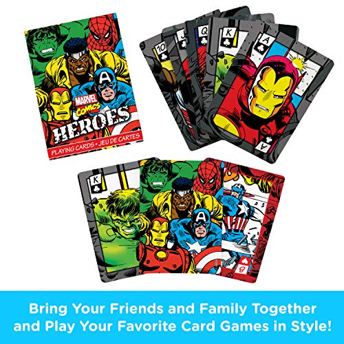 AQUARIUS Deck de Cartas, diseño de superhéroes de Marvel Comics