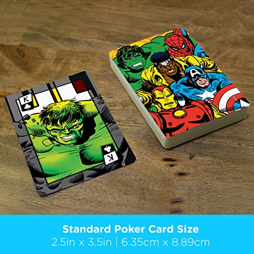 AQUARIUS Deck de Cartas, diseño de superhéroes de Marvel Comics