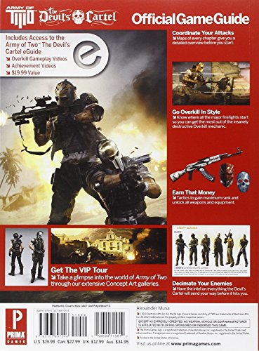 Army of Two: The Devil's Cartel: Prima's Official Game Guide (Prima Official Game Guides)