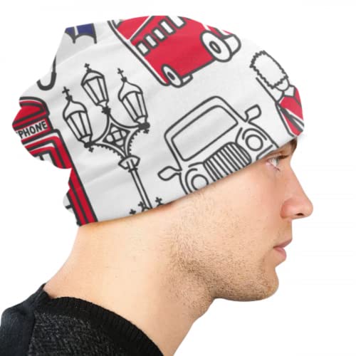 Art City Landscape Sketch Painting Knitted Hats For Men Knit Skull Cap Skull Caps For Girls Skull Caps For Girls 3D Printed Adult Comfortbale Soft