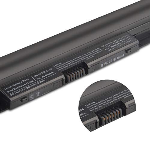 ARyee JC04 Batería Compatible con HP 250 255 Series HP 250 255 G6 Series HP JC03 JC04 HSTNN-DB8E HSTNN-H7BX HSTNN-L67N HSTNN-PB6Y (2200mAh 14.8V)