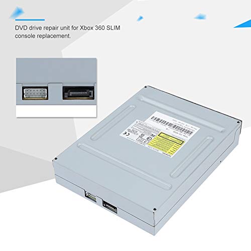 ASHATA Unidad de Disco óptico para Xbox 360 Slim, Unidad de DVD Interna para Xbox 360 Slim, Grabadora de DVD portátil, Lector de DVD DG-16D5S, DVD para Xbox 360 Slim