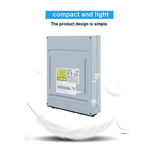 ASHATA Unidad de Disco óptico para Xbox 360 Slim, Unidad de DVD Interna para Xbox 360 Slim, Grabadora de DVD portátil, Lector de DVD DG-16D5S, DVD para Xbox 360 Slim