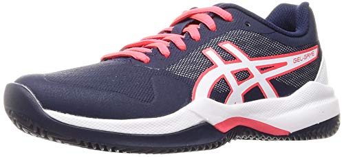 Asics Gel-Game 7 Clay/OC, Zapatos de Tenis Mujer, Color Blanco, 39.5 EU