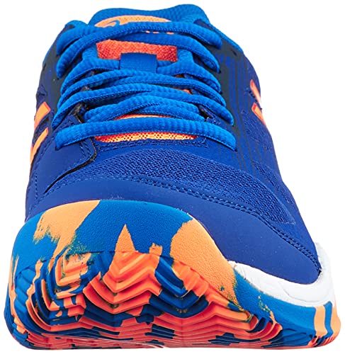 ASICS Gel-Padel Exclusive 6, Zapatos de Tenis Hombre, Monaco Blue Orange Pop, 39 EU