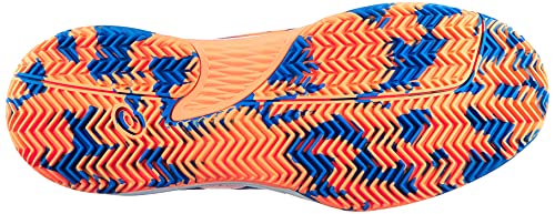 ASICS Gel-Padel Exclusive 6, Zapatos de Tenis Hombre, Monaco Blue Orange Pop, 39 EU