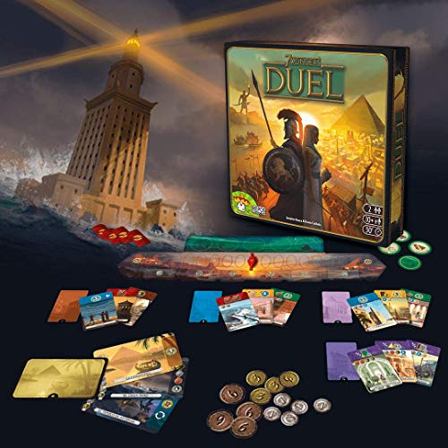 Asmodee-7 Wonders: Duel-Español-¡Conduce a tu civilización hacia la Victoria, Color (7DU-SP01)