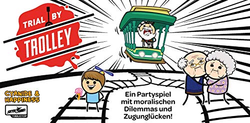 Asmodee Trial by Trolley Juego de Cartas en alemán