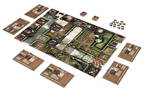 Asmodee Zombicide Green Horde, Juego básico de experimentos, Dungeon Crawler, en alemán