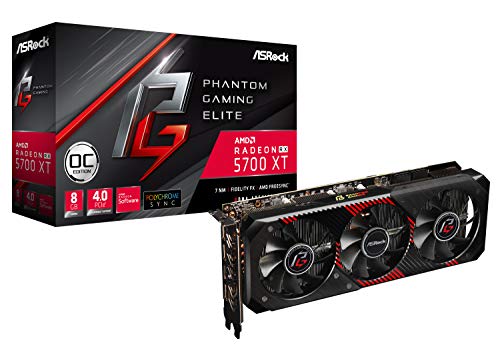 ASROCK Radeon RX 5700 XT Phantom Gaming Elite Tarjetas gráficas RX5700XT PG E