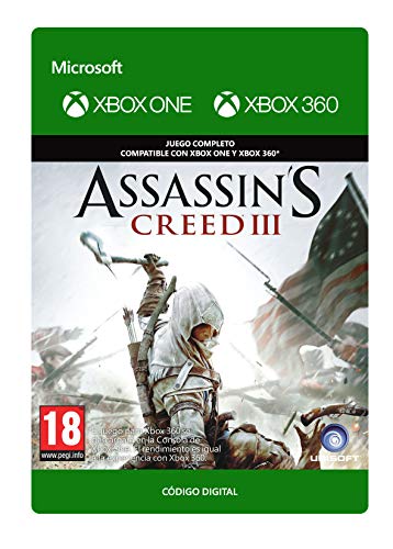 Assassin's Creed III Standard | Xbox 360 - Plays on Xbox One Código de descarga