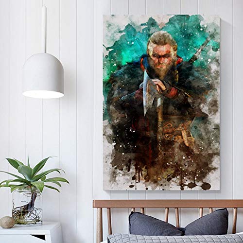 Assassins Creed Valhalla - 2 pósteres decorativos para pared (40 x 60 cm)