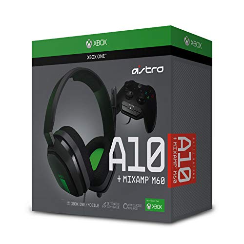 ASTRO Gaming A10 Auriculares alámbricos Call of Duty, Ligeros y Resistentes, Astro Audio, Dolby Atmos, Clavija de 3.5mm, para Xbox Series X|S, Xbox One, PS5, PS4, Switch, PC, Mac, Móvil - Negro/Verde