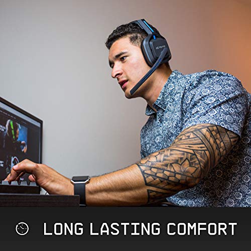 ASTRO Gaming A20 Auriculares inalámbricos Call of Duty, Astro Audio, Dolby Atmos, 15hrs de batería, Construcción Resistente, 5.8 GHz inalámbricos, para PS5, PS4, PC, Mac, Switch - Negro/Azul Marino