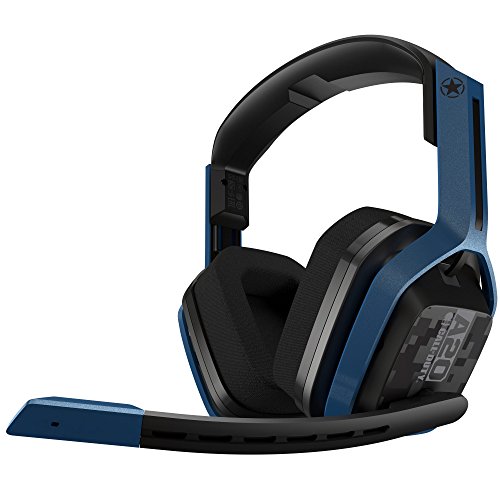 ASTRO Gaming A20 Auriculares inalámbricos Call of Duty, Astro Audio, Dolby Atmos, 15hrs de batería, Construcción Resistente, 5.8 GHz inalámbricos, para PS5, PS4, PC, Mac, Switch - Negro/Azul Marino