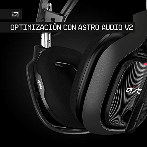 ASTRO Gaming A40 TR Auriculares alámbricos y MixAmp Pro TR, 4a gen, Audio V2, micrófono intercambiable, control de balance de juego, voz, para Xbox Series X y S, Xbox One, PC - Negro/Rojo