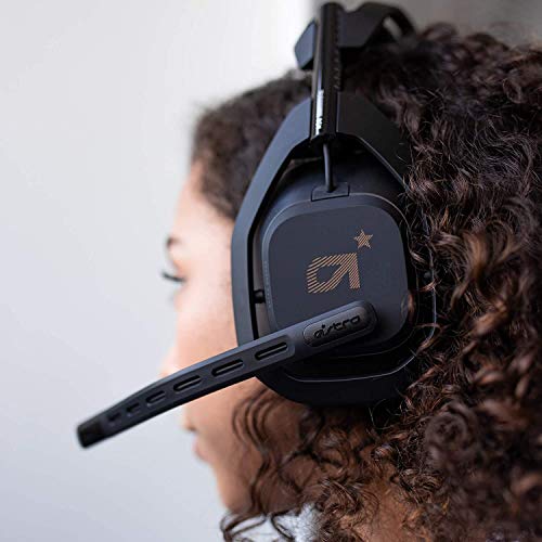 ASTRO Gaming A50 Auriculares inalámbricos Gaming y Base de Carga, 4ta Gen, Dolby Audio & Atmos, 2.4 GHz, 9m Alcance para Xbox Series X|S, Xbox One, PC, Mac + Star Wars: Squadrons, PC,Negro/Oro
