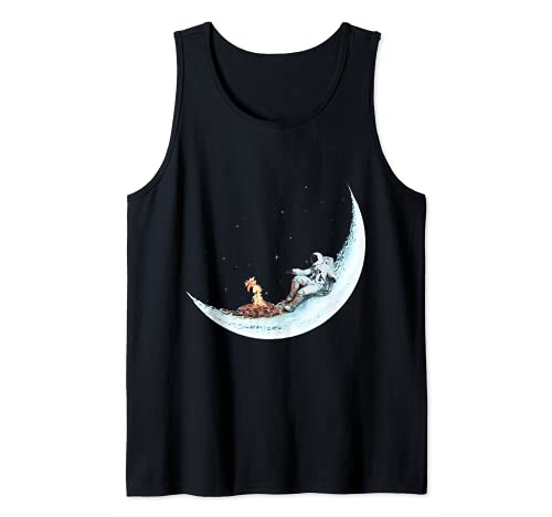 Astronauta por fogata en una luna creciente - fan de astrono Camiseta sin Mangas