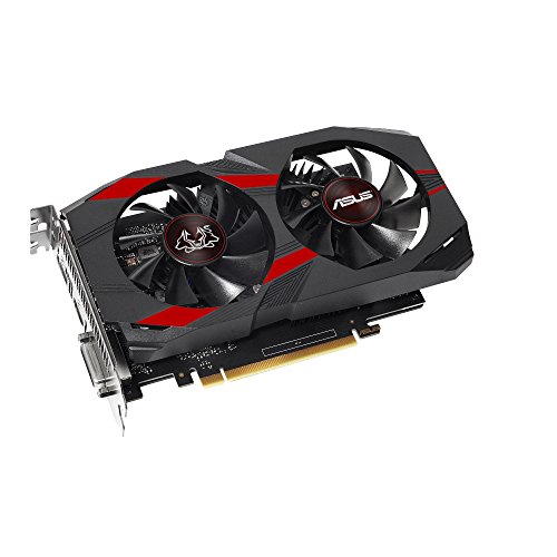 ASUS CERBERUS-GTX1050TI-A4G - Tarjeta gráfica (GeForce GTX 1050 Ti, 4 GB, GDDR5, 128 bit, 7008 MHz, PCI Express 3.0, Velocidad de Reloj del procesador 1442 MHz)