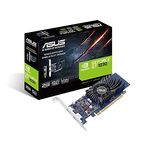 ASUS GT1030-2G-BRK - Tarjeta gráfica (GeForce GT 1030, 2 GB, GDDR5, 64 bit, 7680 x 4320 Pixeles, PCI Express 3.0)