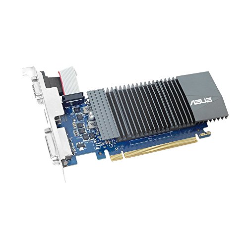 ASUS GT710-SL-2GD5 - Tarjeta Gráfica, 16.7 x 6.9 x 1.7 cm