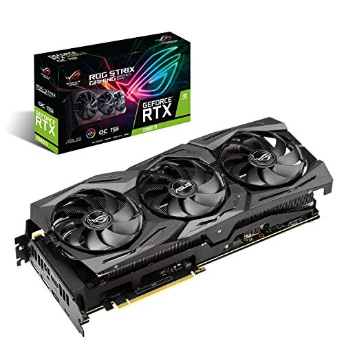 ASUS ROG Strix GeForce RTX 2080 Ti OC Edition - Tarjeta gráfica (11 GB, GDDR6, 352 bits, 7680 x 4320 Pixeles, PCI Express 3.0)