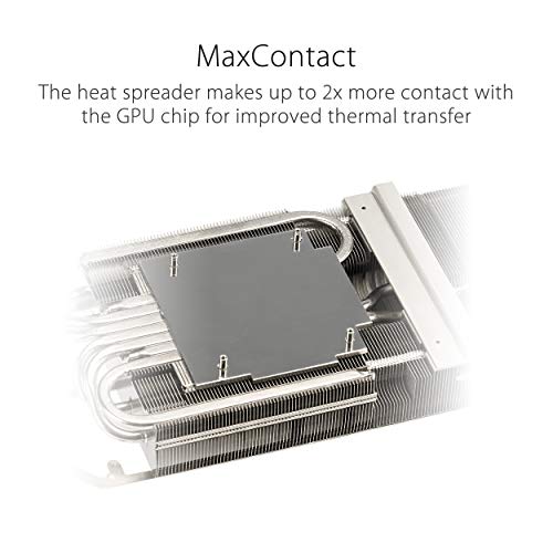 Asus ROG Strix GeForce RTX 3090 White Edition 24GB GDDR6X - Tarjeta gráfica (PCIe 4.0, Ventiladores Axial-Tech, 0dB, diseño de 2.9 Ranuras, Dual BIOS, SAP II, MaxContact) Blanco