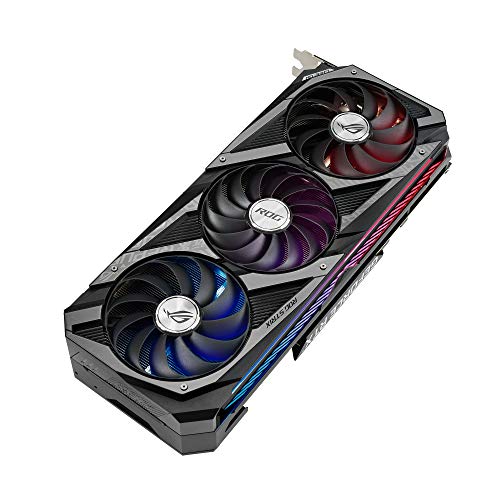 ASUS ROG Strix NVIDIA GeForce RTX 3070 Ti OC Edition - Tarjeta gráfica Gaming (PCIe 4.0, 8 GB GDDR6X, HDMI 2.1, DP 1.4a, Axial-Tech, diseño de 2,9 Ranuras, Super Alloy Power II, GPU Tweak II), Blanco