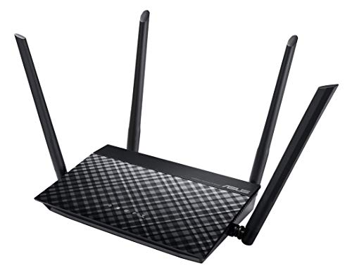 ASUS RT-N19 - Router WiFi N600 Mbps, 4 antenas de 5 dBi (4x4, Servidor VPN, ASUS Router APP, Control parental, modos repetidor y punto de acceso)