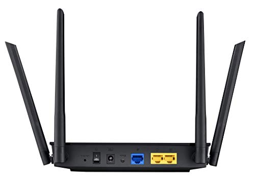 ASUS RT-N19 - Router WiFi N600 Mbps, 4 antenas de 5 dBi (4x4, Servidor VPN, ASUS Router APP, Control parental, modos repetidor y punto de acceso)