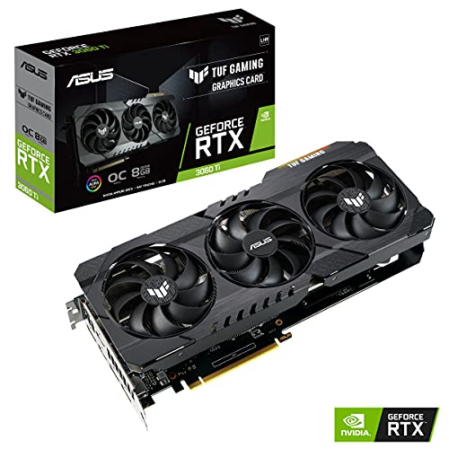 ASUS TUF Gaming TUF-RTX3060TI-O8G-V2-GAMING NVIDIA GeForce RTX 3060 Ti 8 GB GDDR6(NO VALIDO para MINERIA)