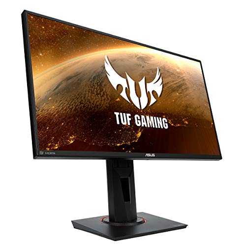 Asus TUF Gaming VG259QM - Monitor gaming de 24.5" FullHD (1920x1080, Fast IPS, 280 Hz, 1 ms GTG, 16:9, LED, ELMB SYNC, G-Sync Compatible, DisplayHDR 400) Negro