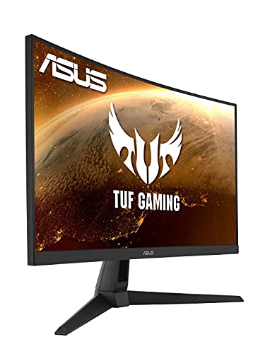 Asus TUF Gaming VG27WQ1B - Monitor gaming curvo de 27'' WQHD (2560 x 1440, 165 Hz, 1 ms, 1500R, 16:9, FreeSync Premium, HDR10, HDMI, DisplayPort) Gris