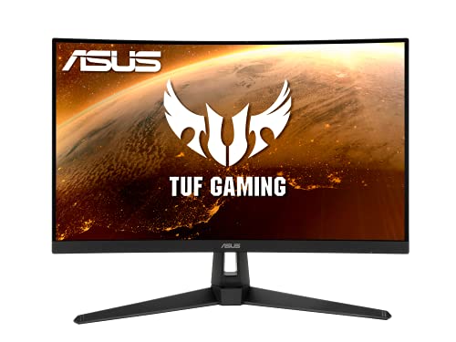 Asus TUF Gaming VG27WQ1B - Monitor gaming curvo de 27'' WQHD (2560 x 1440, 165 Hz, 1 ms, 1500R, 16:9, FreeSync Premium, HDR10, HDMI, DisplayPort) Gris