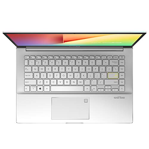ASUS VivoBook 14 S433FL-EB181 - Ordenador portátil de 14" FullHD (Intel Core i7-10510U, 16 GB RAM, 512 GB SSD, NVIDIA MX250-2GB, sin sistema operativo) Metal Blanco y Plata - Teclado QWERTY español