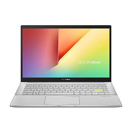 ASUS VivoBook S14 S433JQ-EB166 - Ordenador portátil de 14" FullHD (Intel Core i5-1035G1, 8GB RAM, 512GB SSD, NVIDIA MX350-2GB, Sin sistema operativo) Blanco - Teclado QWERTY Español