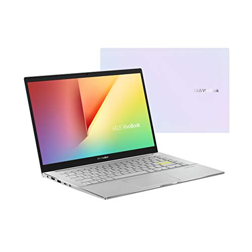 ASUS VivoBook S14 S433JQ-EB166 - Ordenador portátil de 14" FullHD (Intel Core i5-1035G1, 8GB RAM, 512GB SSD, NVIDIA MX350-2GB, Sin sistema operativo) Blanco - Teclado QWERTY Español