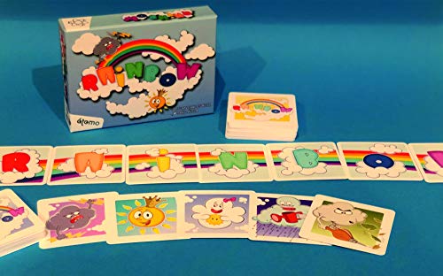 Atomo games- Arcoíris Rainbow Juego de Cartas (8437018229017)