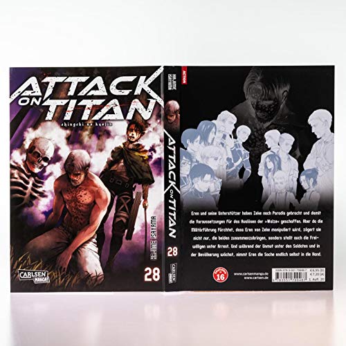 Attack on Titan 28: Atemberaubende Fantasy-Action im Kampf gegen grauenhafte Titanen