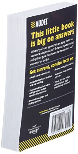 Audel Pipefitter′s and Welder′s Pocket Manual: 3 (Audel Technical Trades Series)