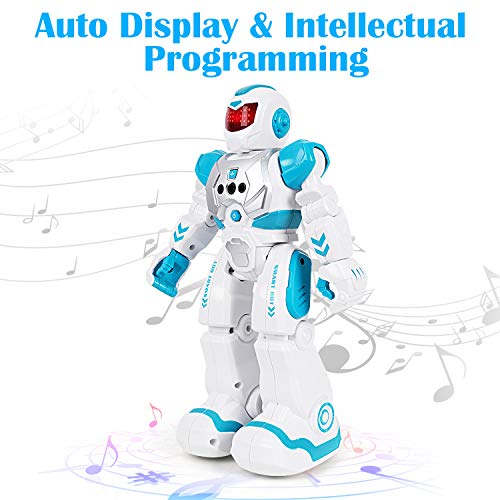 Auney Robot de Control Remoto para niños, Inteligente RC Robot Juguete Gestos Control Robots (Verde)