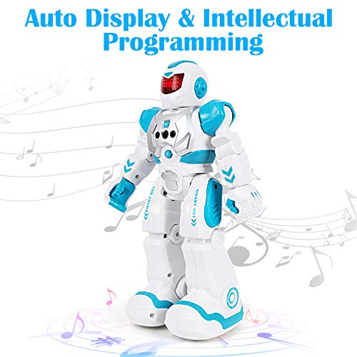 Auney Robot de Control Remoto para niños, Inteligente RC Robot Juguete Gestos Control Robots (Verde)
