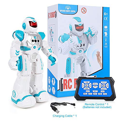 Auney Robot de Control Remoto para niños, Inteligente RC Robot Juguete Gestos Control Robots (Verde)