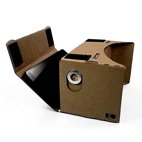 Auriculares 3D VR Gafas de Realidad Virtual Ulter Clear DIY Cardboard Gafas de Realidad Virtual 3D VR para la mayoría de los teléfonos Inteligentes Imán de Bricolaje Gafas de cartón