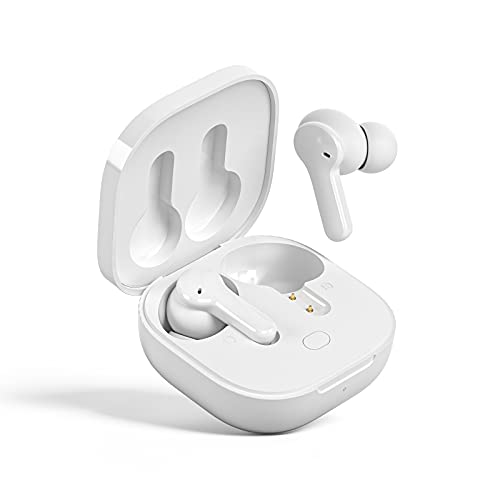 Auriculares Bluetooth, QCY T13 Auriculares Inalámbricos Bluetooth 5.1 con Micrófono y Control Táctil, 40 Horas de Reproducción con Caja de Carga, Impermeable IPX5 Auriculares Inalámbrico