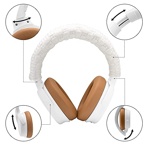 Auriculares estéreo Bass VR hechos a medida para Oculus Quest 2 y Oculus Rift S - Cable elástico corto cómodo almohadilla y cubierta
