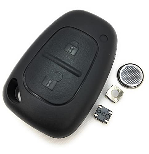 Automobile Locksmith - Kit de reparación para llave con mando para automóvil (2 botones)