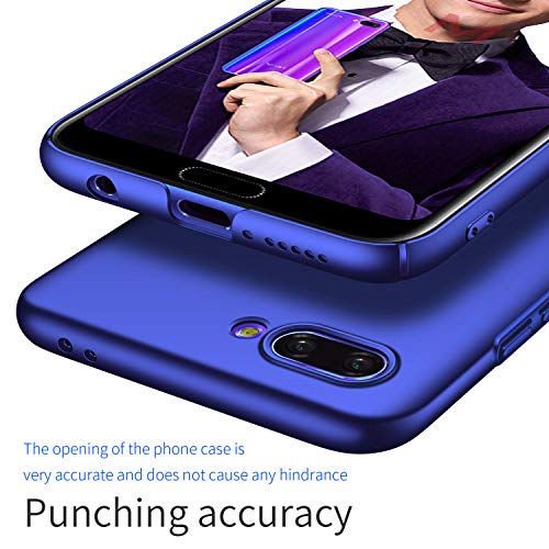 Avalri Funda Huawei Honor 10, Diseño Minimalista Estuche Rígido Ultra Delgado de PC a Prueba de Golpes Resistente a Rasguños Cover para Huawei Honor 10 (Azul Liso)