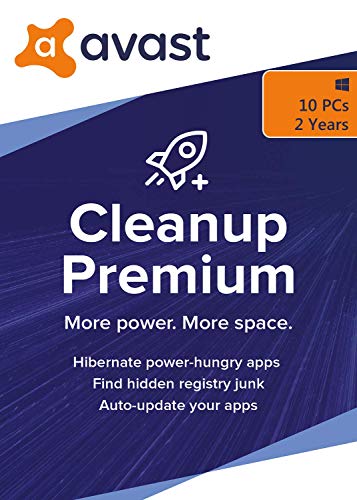 Avast Cleanup Premium 2020 for Windows - 10 PCs 2 Years